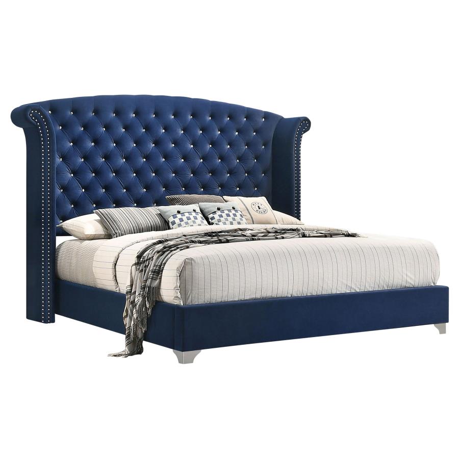 Melody 4-piece Queen Bedroom Set Pacific Blue view 3