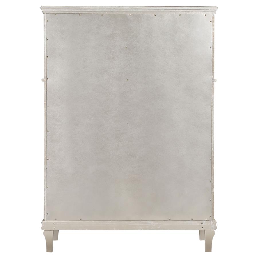 Evangeline 6-drawer Bedroom Chest Silver Oak view 7