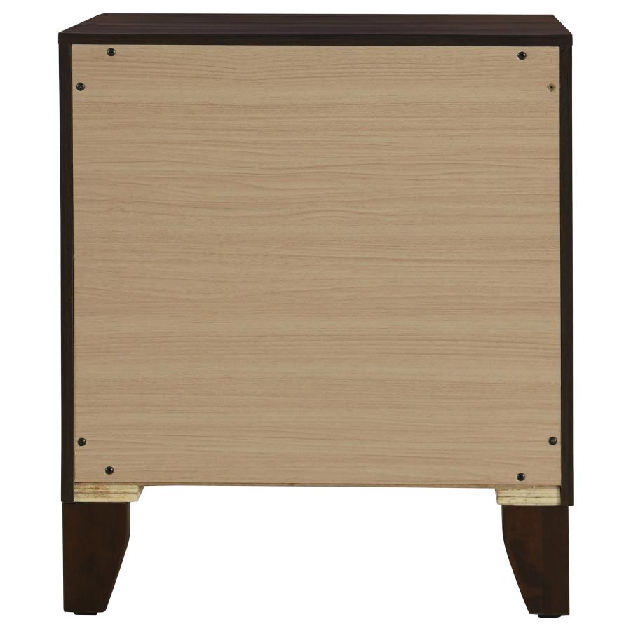 Welsley 2-drawer Nightstand Bedside Table Walnut view 7