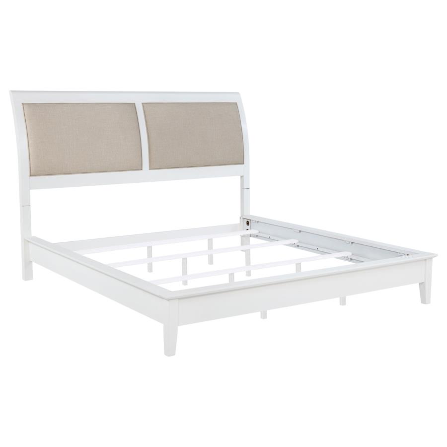 Bexhill 5-piece Eastern King Bedroom Set White view 3
