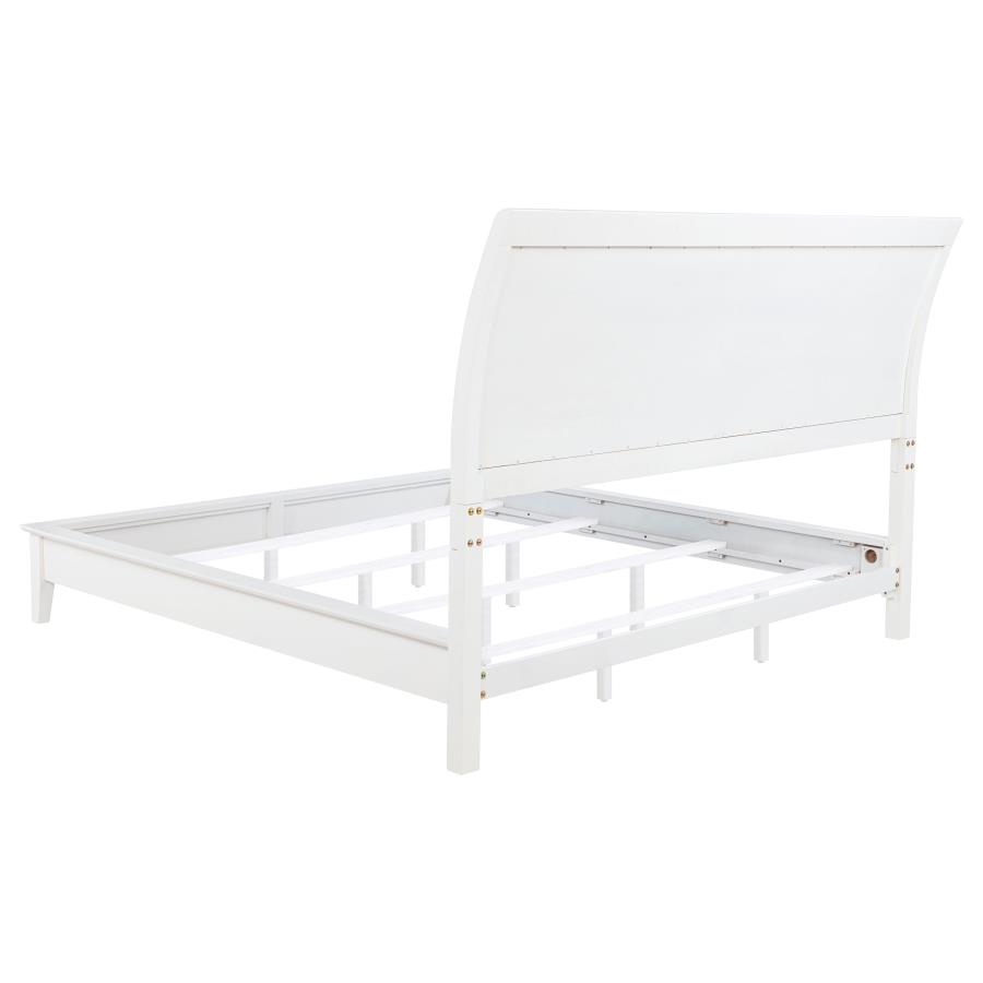 Bexhill 5-piece Eastern King Bedroom Set White view 4