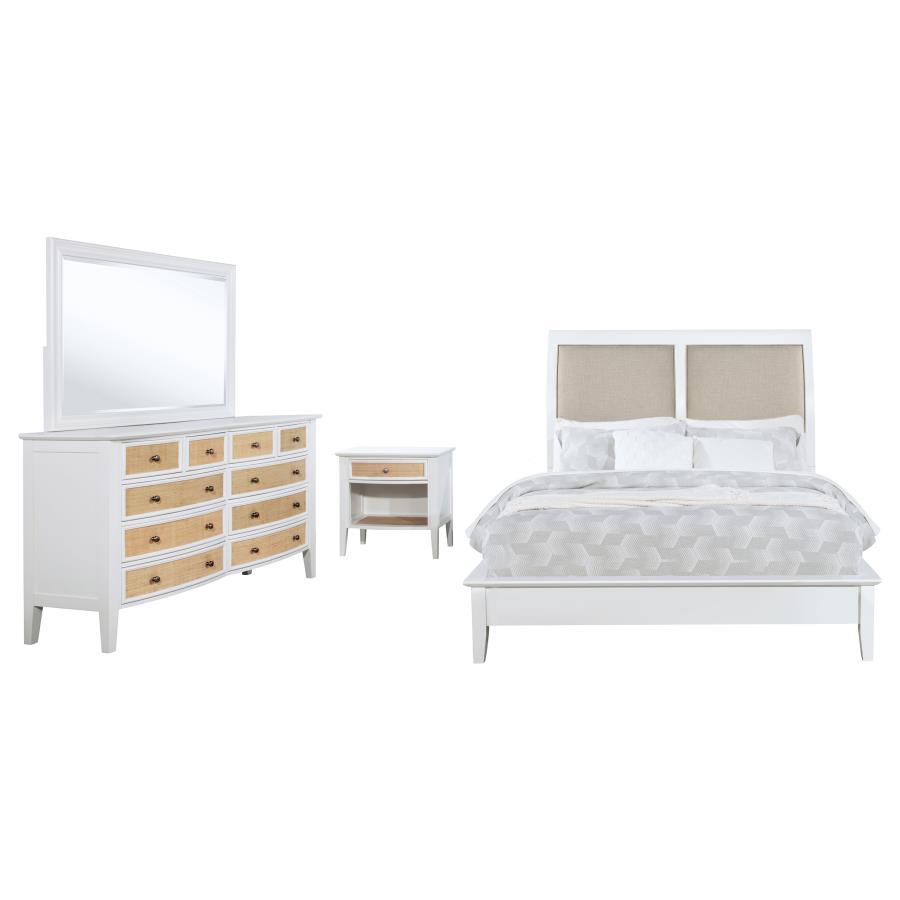 Bexhill 4-piece Queen Bedroom Set White view 2