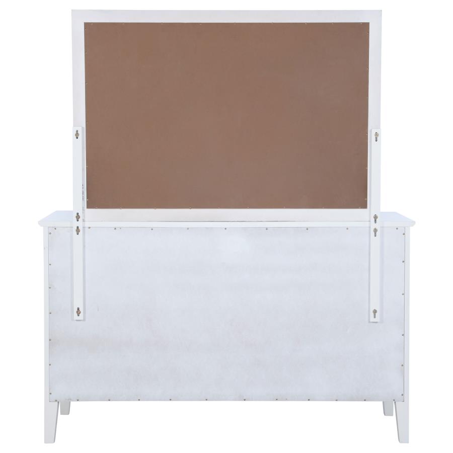 Bexhill 10-drawer Dresser and Mirror White view 7