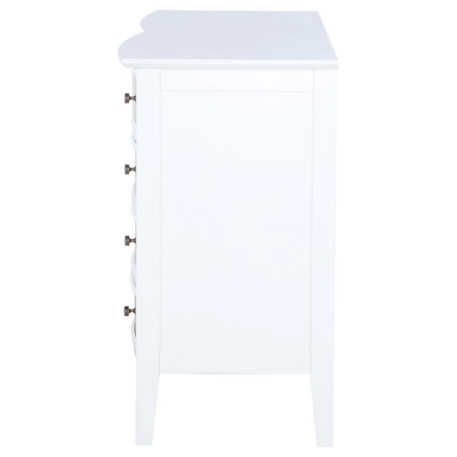 Bexhill 10-drawer Dresser Cabinet White view 5