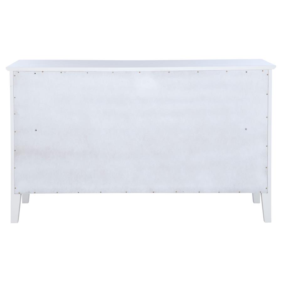 Bexhill 10-drawer Dresser Cabinet White view 7