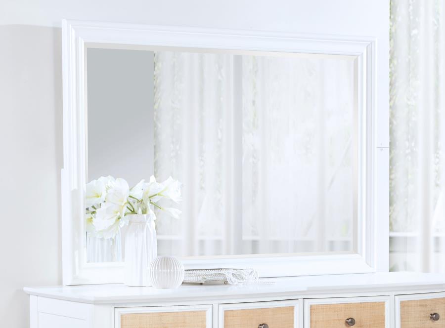 Bexhill Dresser Mirror White view 2