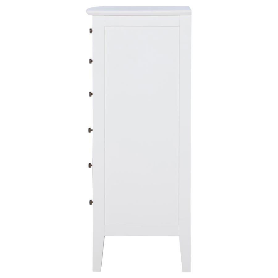 Bexhill 8-drawer Chest of Drawers White view 5