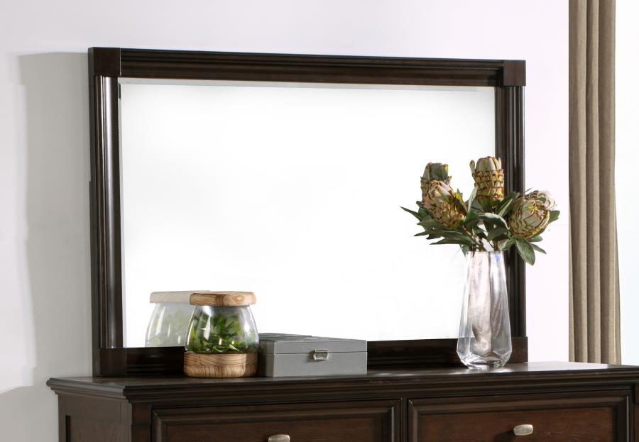 Andover Dresser Mirror Dark Oak view 2