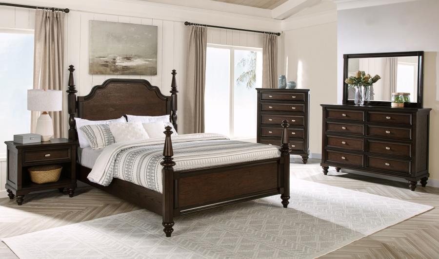Andover Dresser Mirror Dark Oak view 6