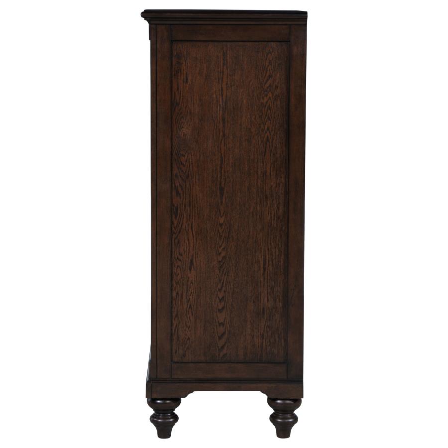 Andover 5-drawer Chest of Drawers Dark Oak view 5