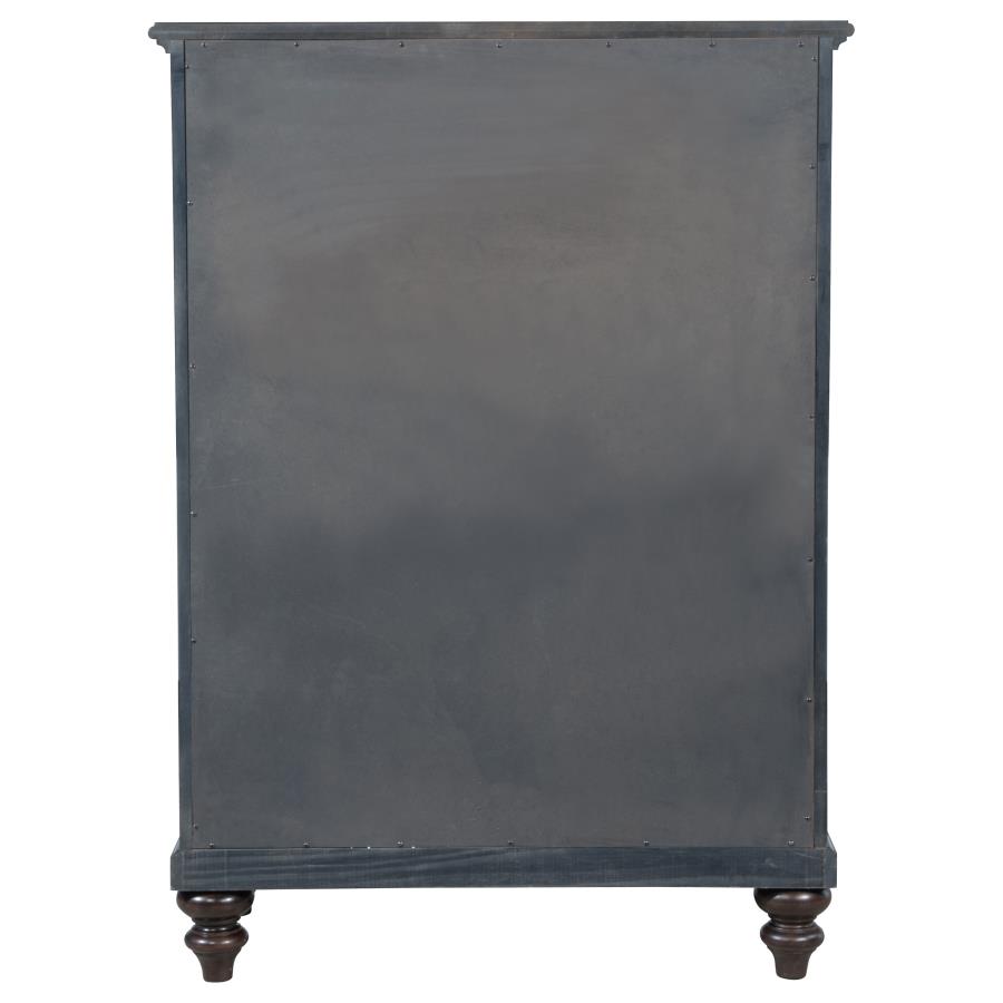 Andover 5-drawer Chest of Drawers Dark Oak view 7