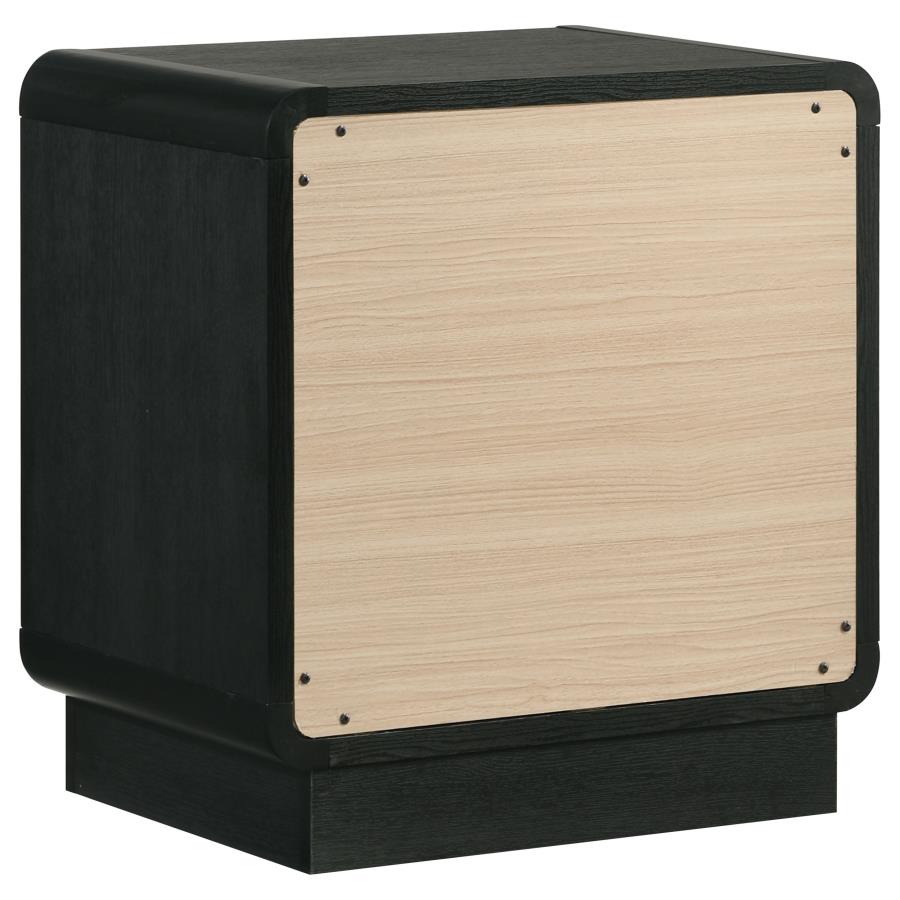 Cavelle 2-drawer Nightstand Bedside Table Black view 6