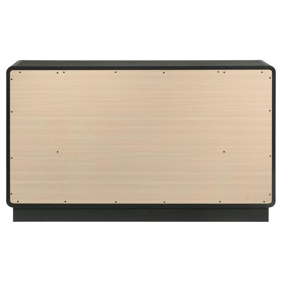 Cavelle 6-drawer Dresser Cabinet Black view 7