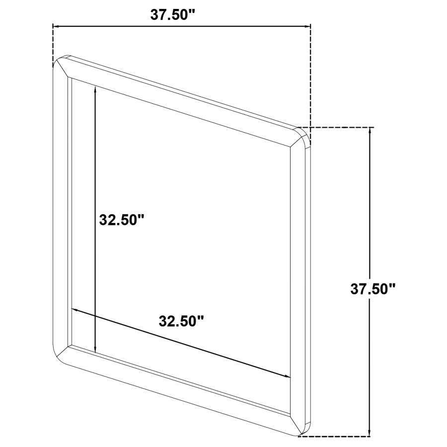 Cavelle Dresser Mirror Black view 5