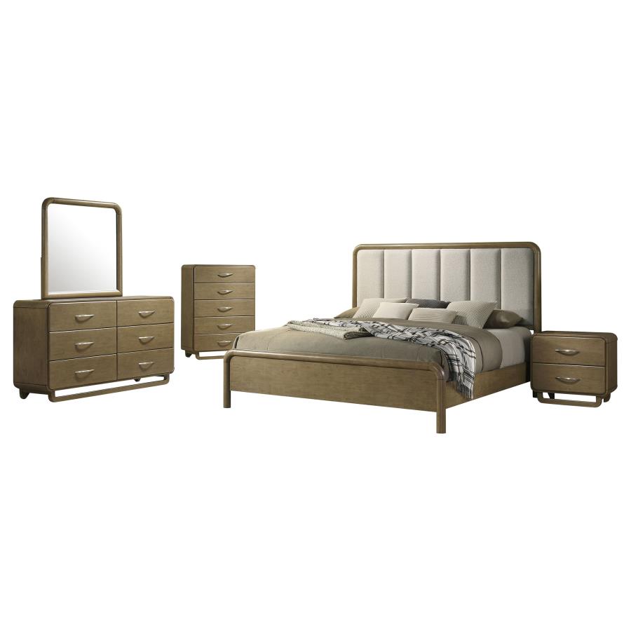 Amsbury 5-piece Queen Bedroom Set Nutmeg view 2