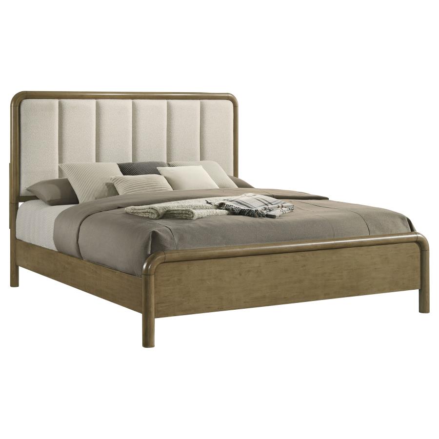 Amsbury 59-inch Upholstered Queen Bed Nutmeg view 3