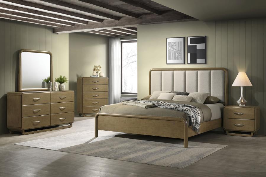Amsbury Dresser Mirror Nutmeg view 6