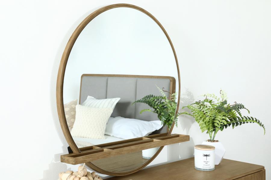 Arini Dresser Mirror Sand Wash view 2