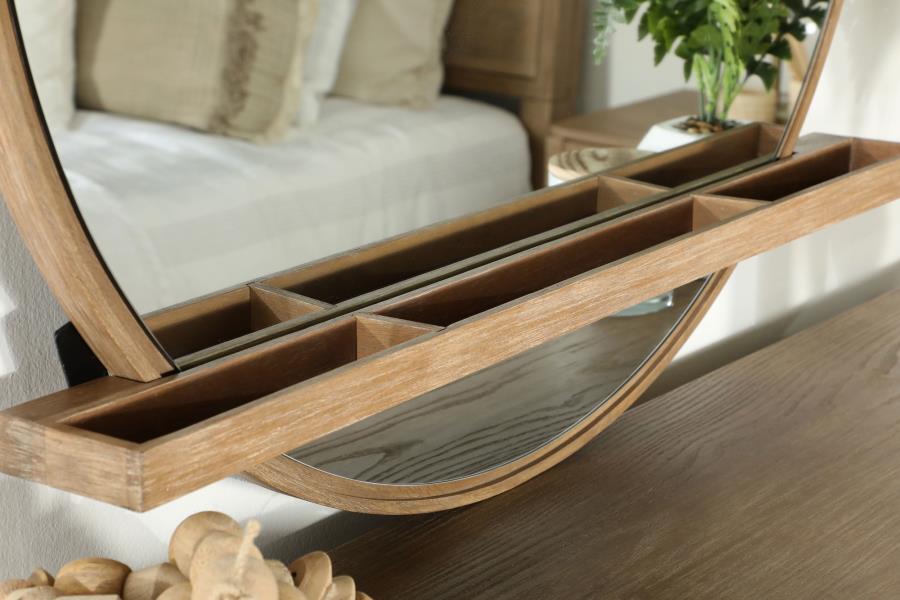 Arini Dresser Mirror Sand Wash view 4