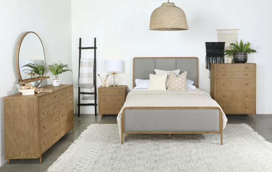 Arini Dresser Mirror Sand Wash view 7