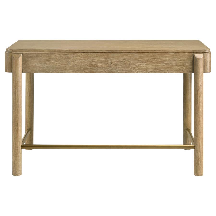 Arini 2-drawer Vanity Desk Makeup Table Sand Wash view 7