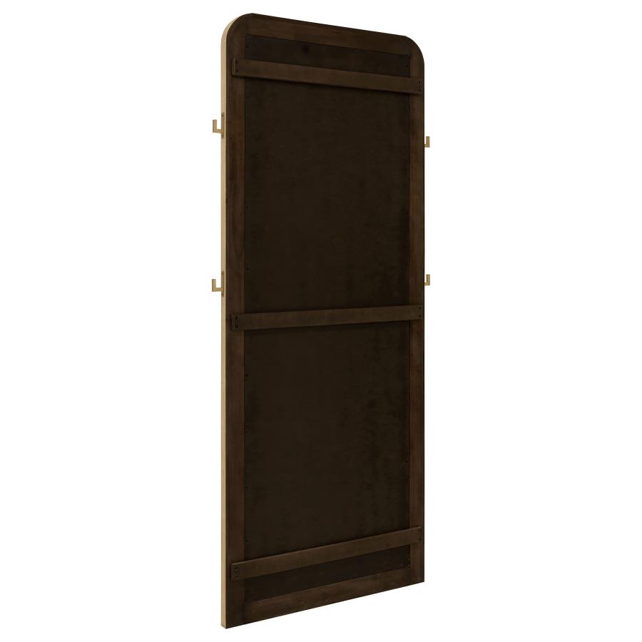 Arini Cane Weave Full Length Standing Floor Mirror Sand Wash view 6