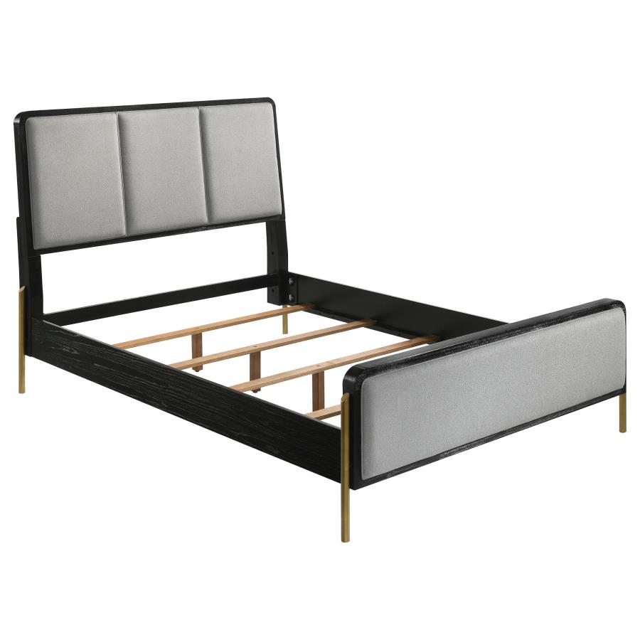 Arini 4-piece Queen Bedroom Set Black and Grey view 3