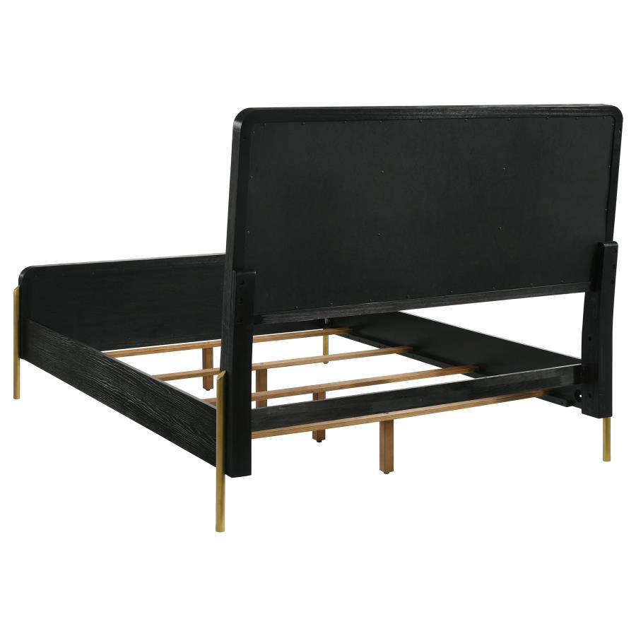 Arini 5-piece Queen Bedroom Set Cream and Black view 4