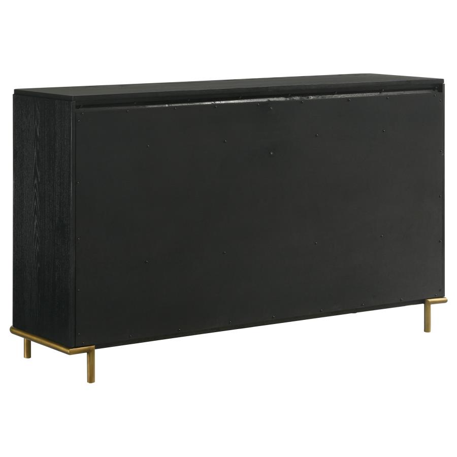 Arini 8-drawer Dresser Black view 6