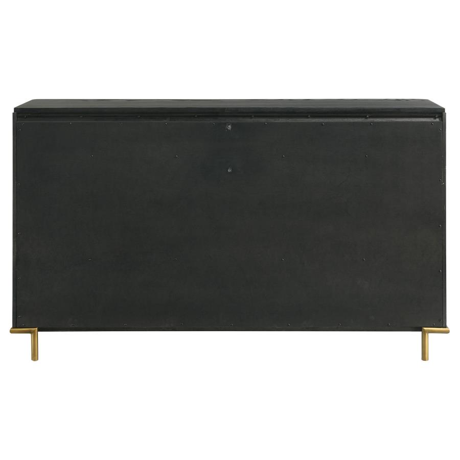 Arini 8-drawer Dresser Black view 7