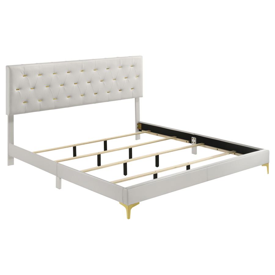 Kendall 4-piece Eastern King Bedroom Set White view 3