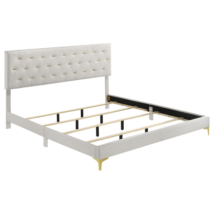 Kendall 5-piece Eastern King Bedroom Set White view 3
