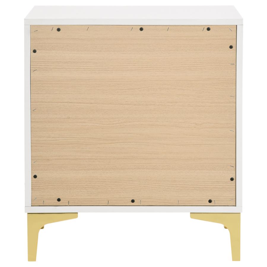 Kendall 2-drawer Nightstand White view 7