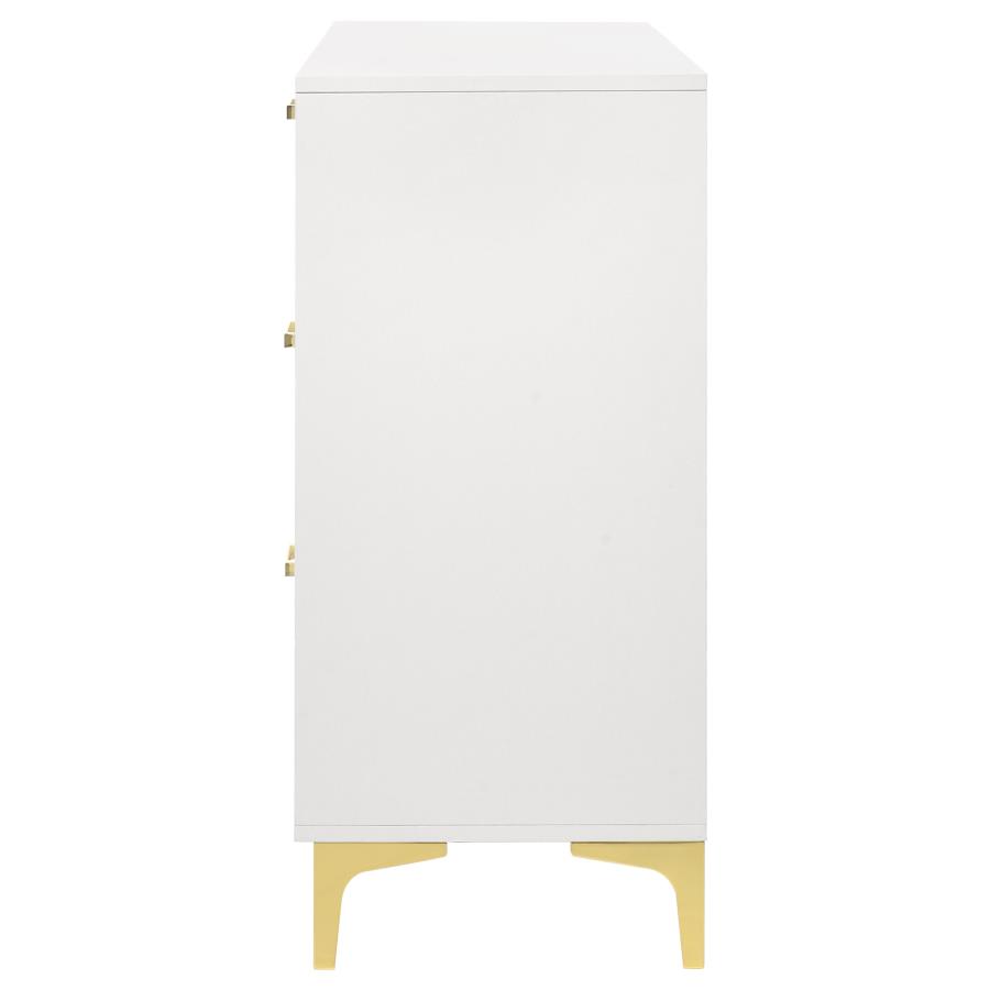 Kendall 6-drawer Dresser White view 5
