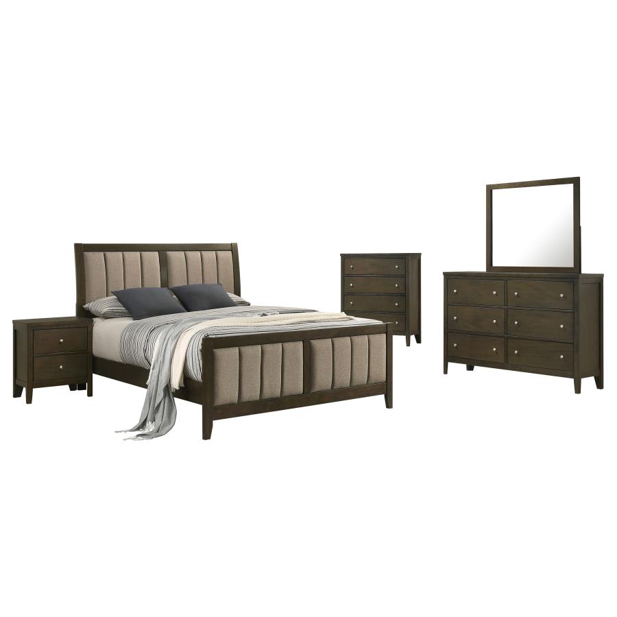 Wilkes 5-piece Queen Bedroom Set Dark Cocoa view 2
