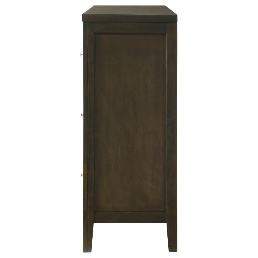 Wilkes 6-drawer Dresser Cabinet Dark Cocoa view 5
