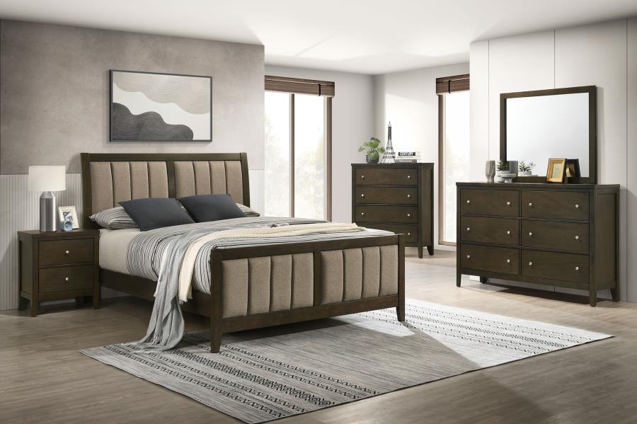 Wilkes Dresser Mirror Dark Cocoa view 6