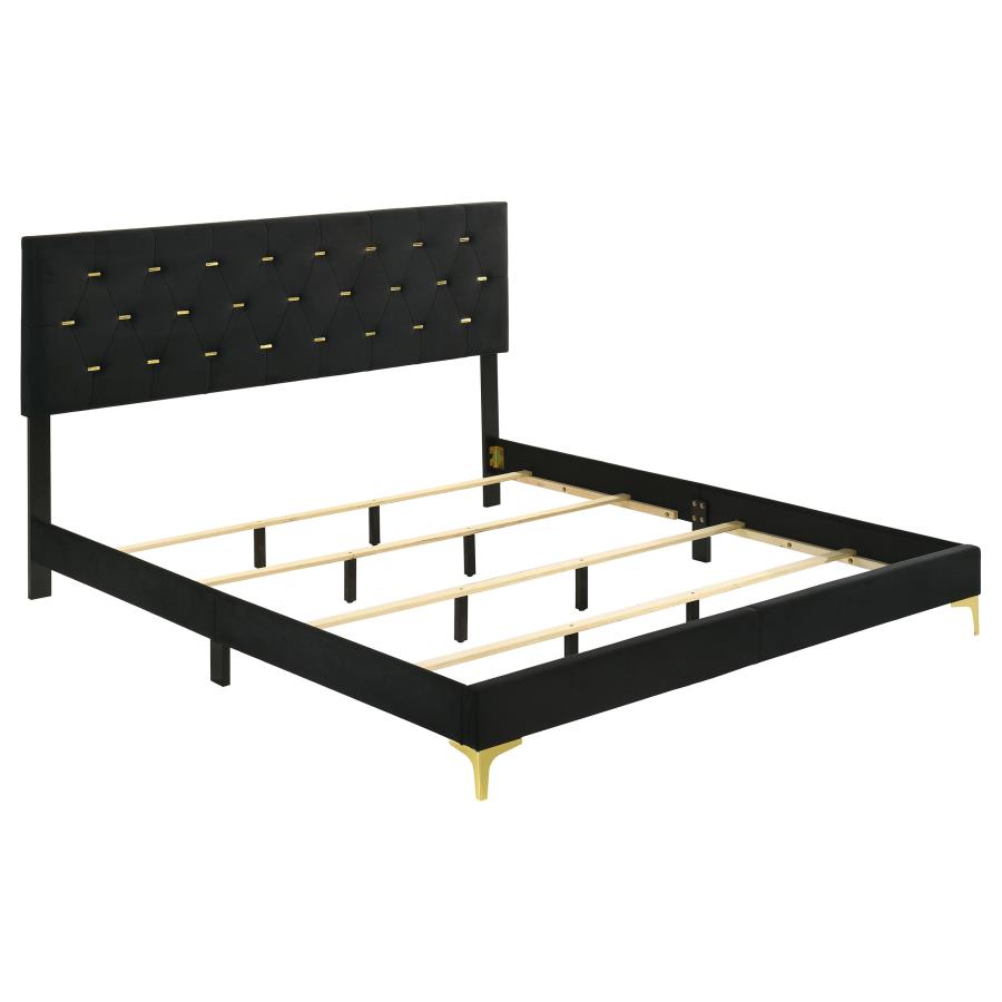 Kendall 4-piece Eastern King Bedroom Set Black view 3