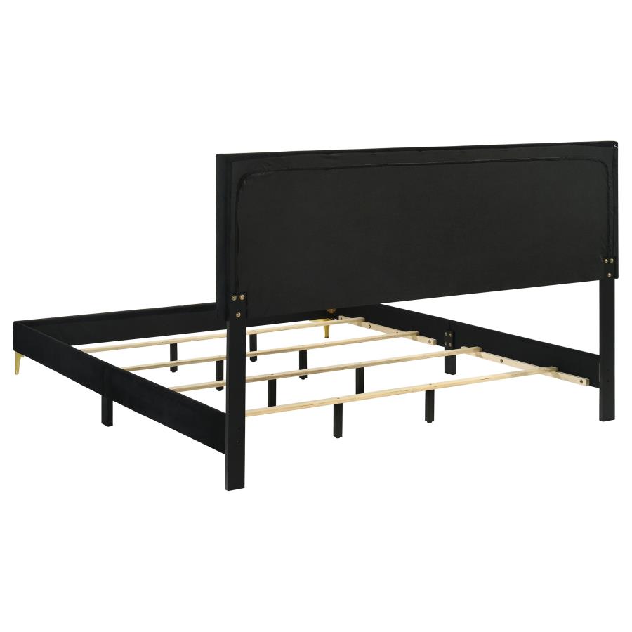 Kendall 4-piece Eastern King Bedroom Set Black view 4