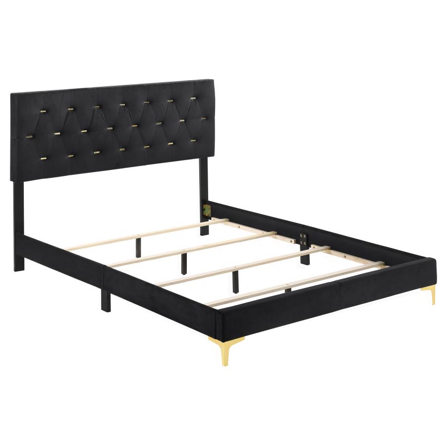 Kendall 4-piece Queen Bedroom Set Black view 3