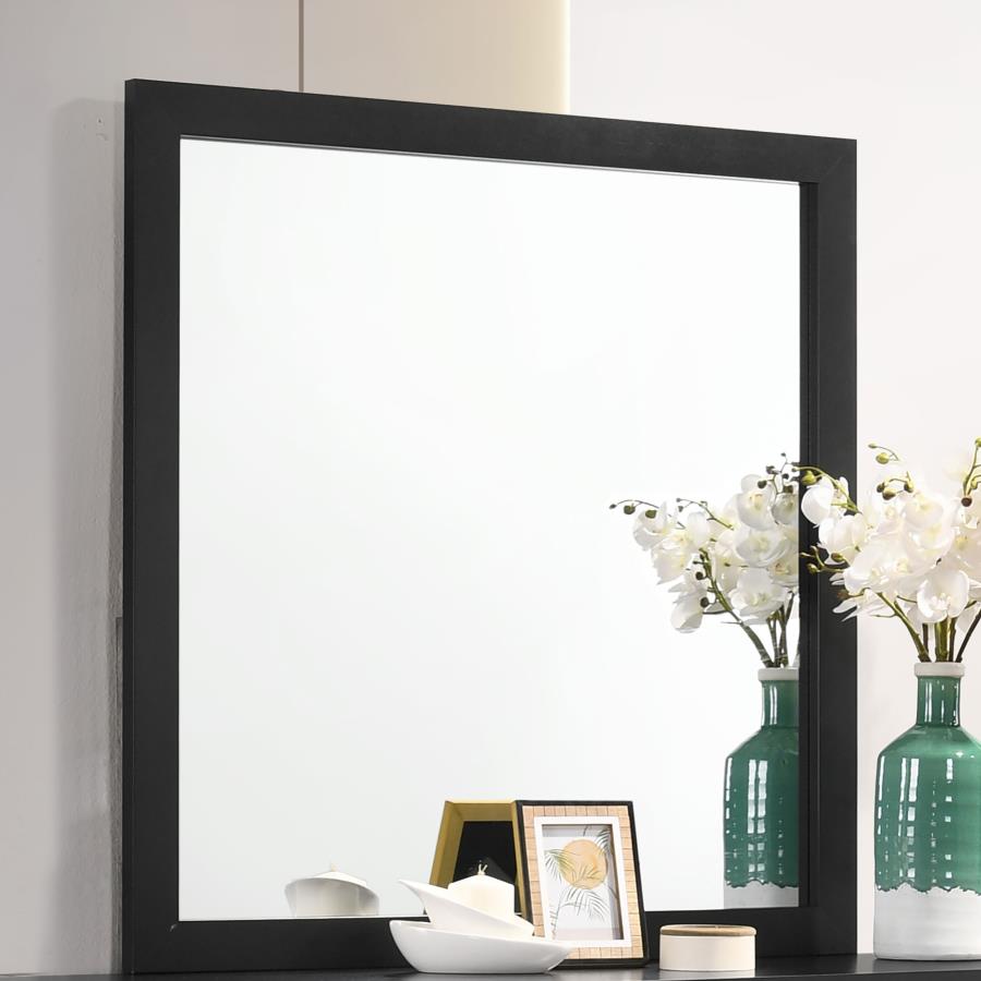 Kendall Dresser Mirror Black view 2
