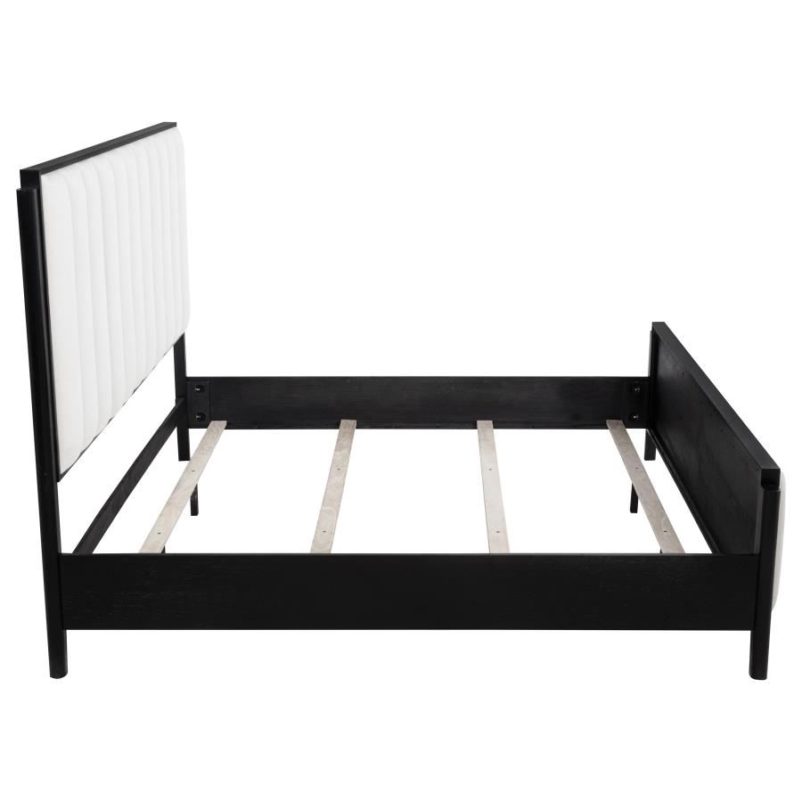 Brookmead 60-inch Upholstered Eastern King Bed Black view 6