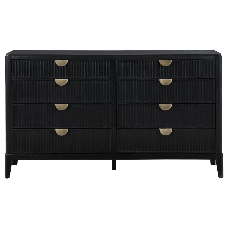 Brookmead 8-drawer Dresser Black view 3