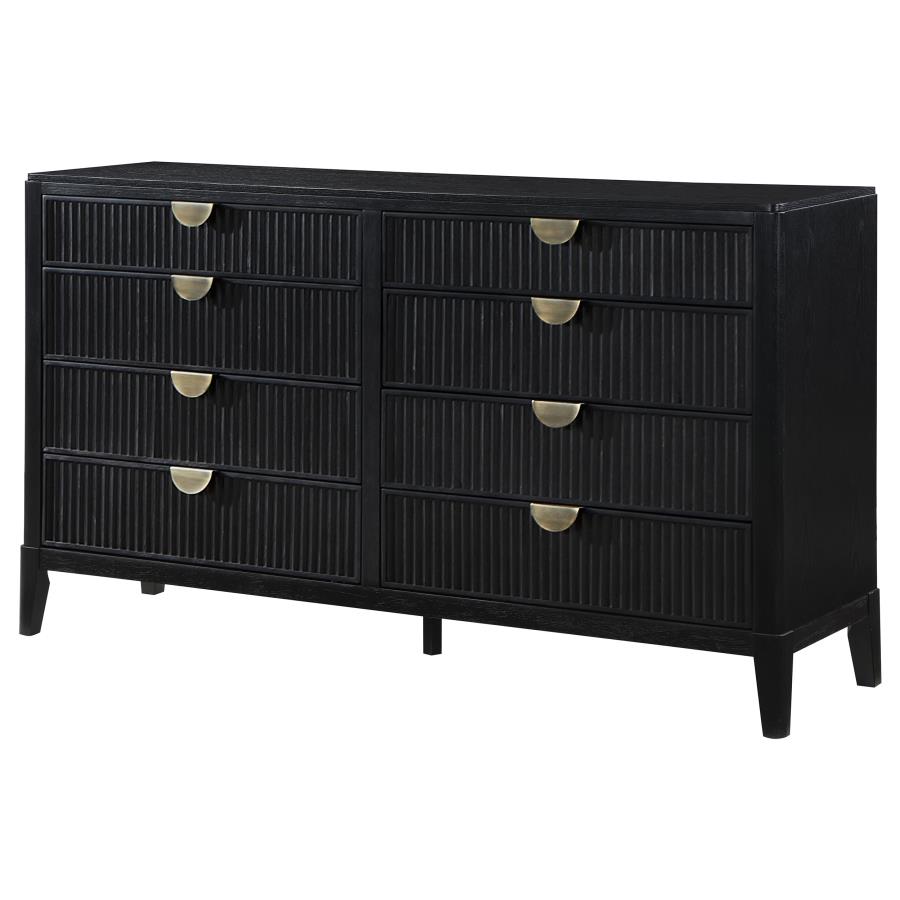 Brookmead 8-drawer Dresser Black view 4
