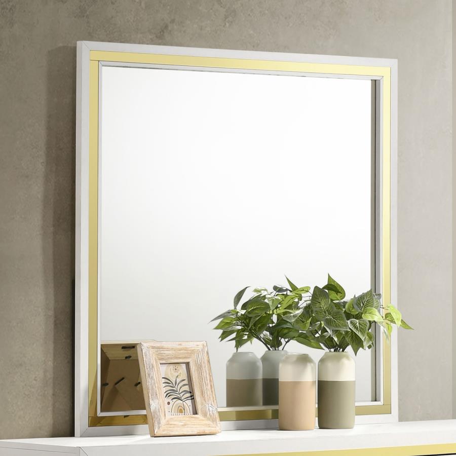 Lucia Dresser Mirror White view 2