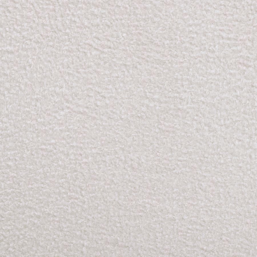 Anastasia Upholstered Eastern King Panel Bed Pearl White view 5