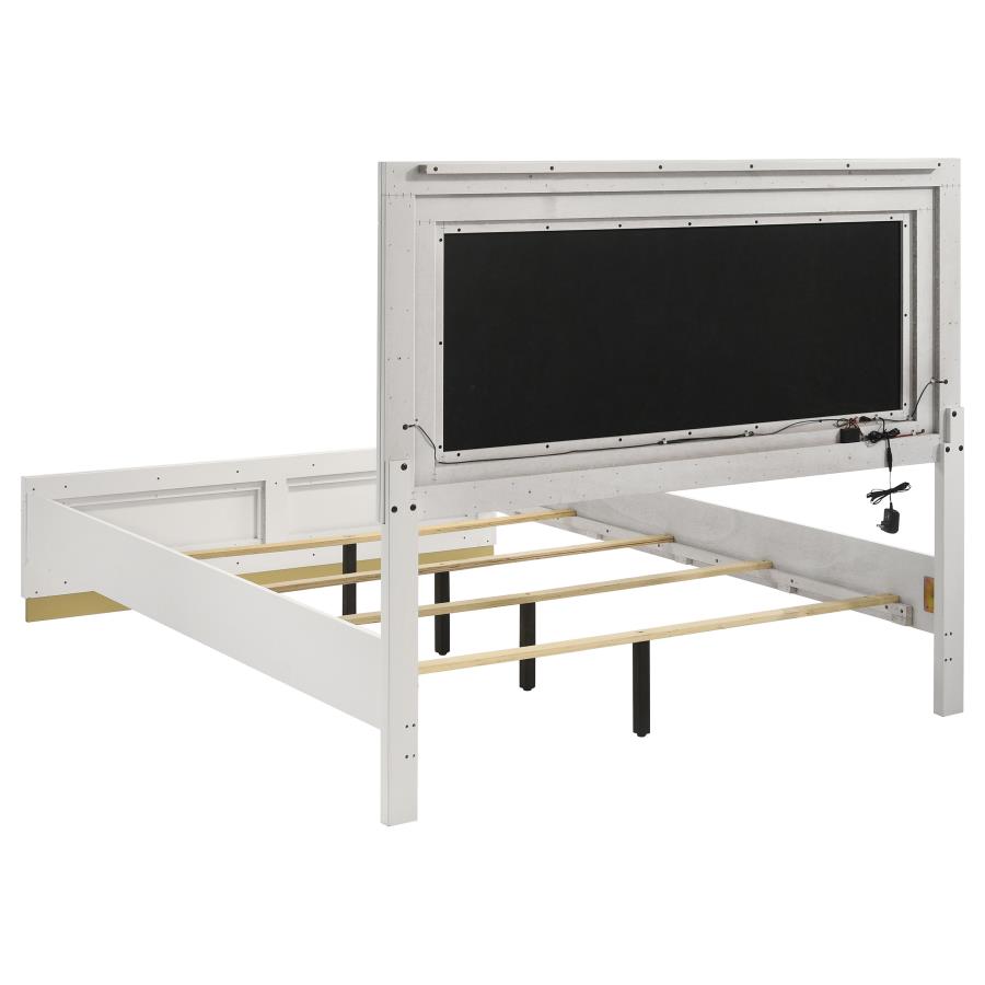 Caraway 4-piece Queen Bedroom Set White view 4