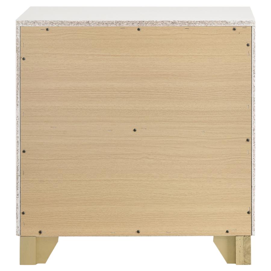 Caraway 2-drawer Nightstand White view 7