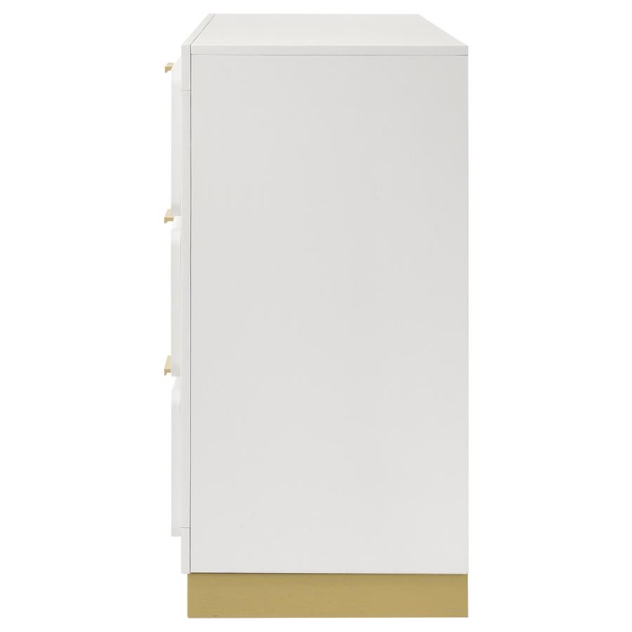 Caraway 6-drawer Dresser White view 5