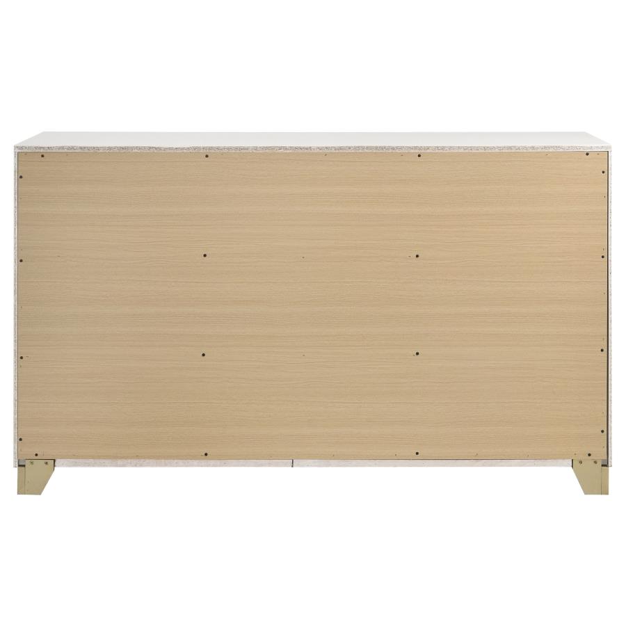 Caraway 6-drawer Dresser White view 7